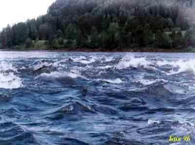 Горный Алтай, сплав по реке Бия, 1996