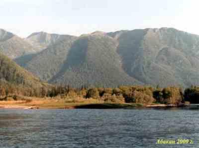 Алтай - Западные Саяны, сплав по реке Абакан, 2000